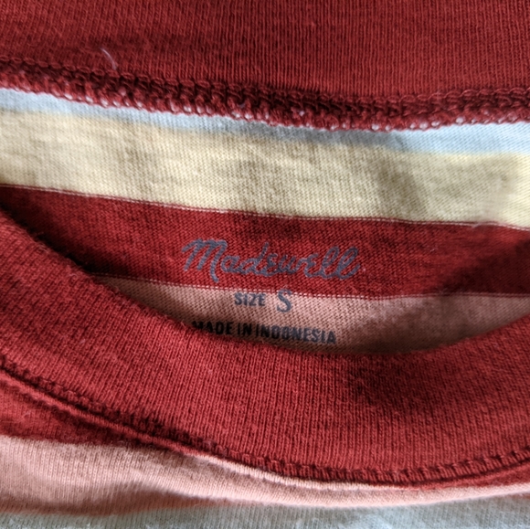 ✨ 2/$30 Madewell Northside Vintage Tee in Broadway Stripe - Picture 3 of 4
